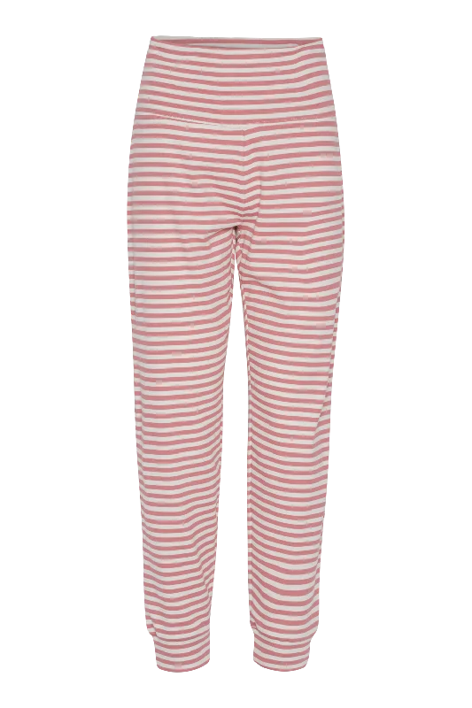 Ludmilla Pants - Old Rose/Whisper White