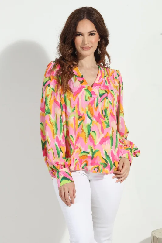 V Neck Politan Blouse