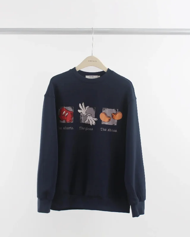 5134Q Graphic Crewneck Top