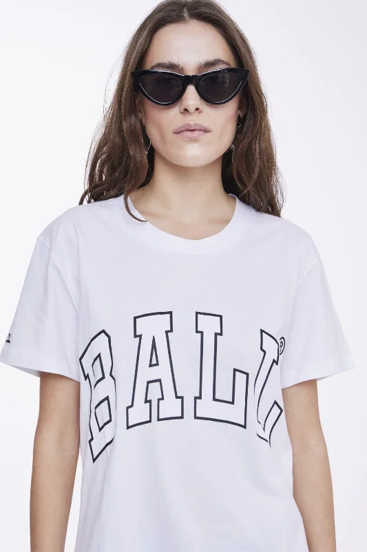 Ball - R. David Womens T-Shirt - 110601 Bright White