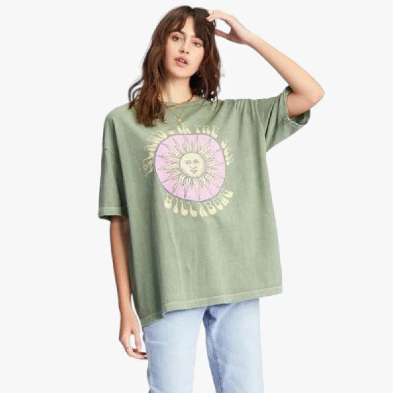 Billabong Womens Islands In The Sun Tee Green