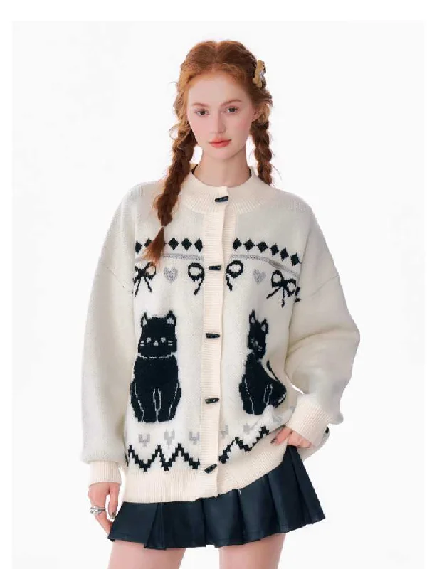 CAT SWEATER CARDIGAN [S0000010162]