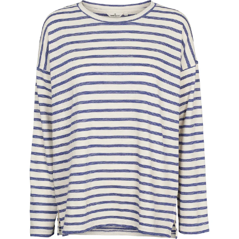 Basic Apparel Mary Oversized Tee - Blue Stripe