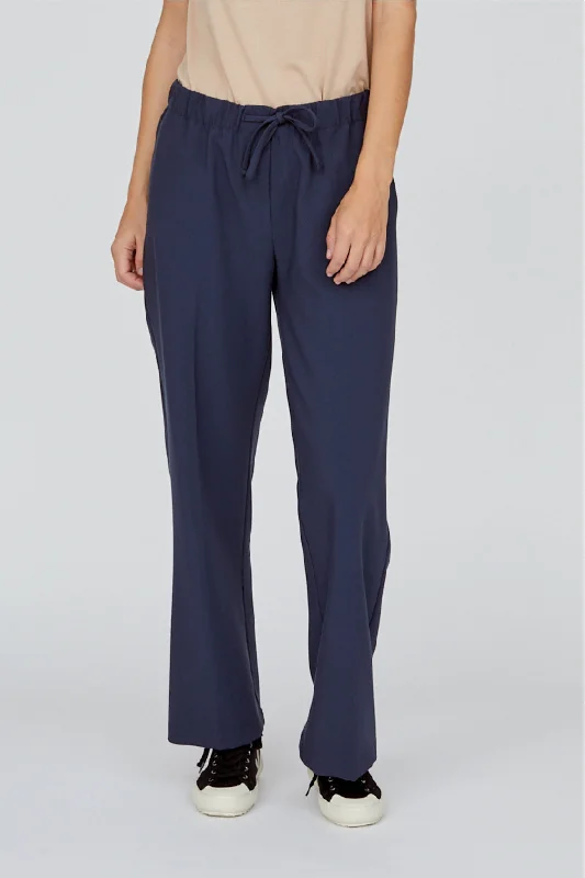 Sage Loose Pants - Navy