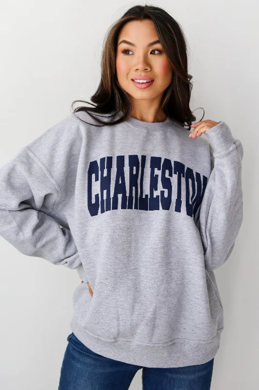 Instant Discount Heather Grey Charleston Sweatshirt