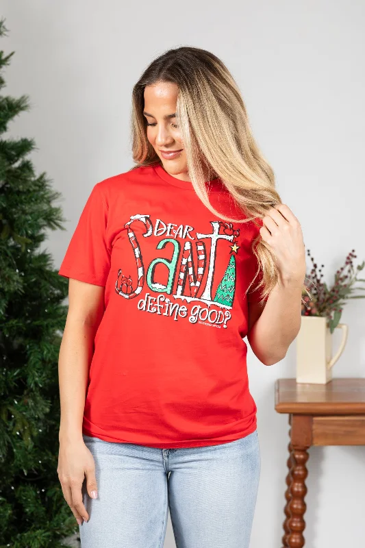 Red Dear Santa Graphic Tee