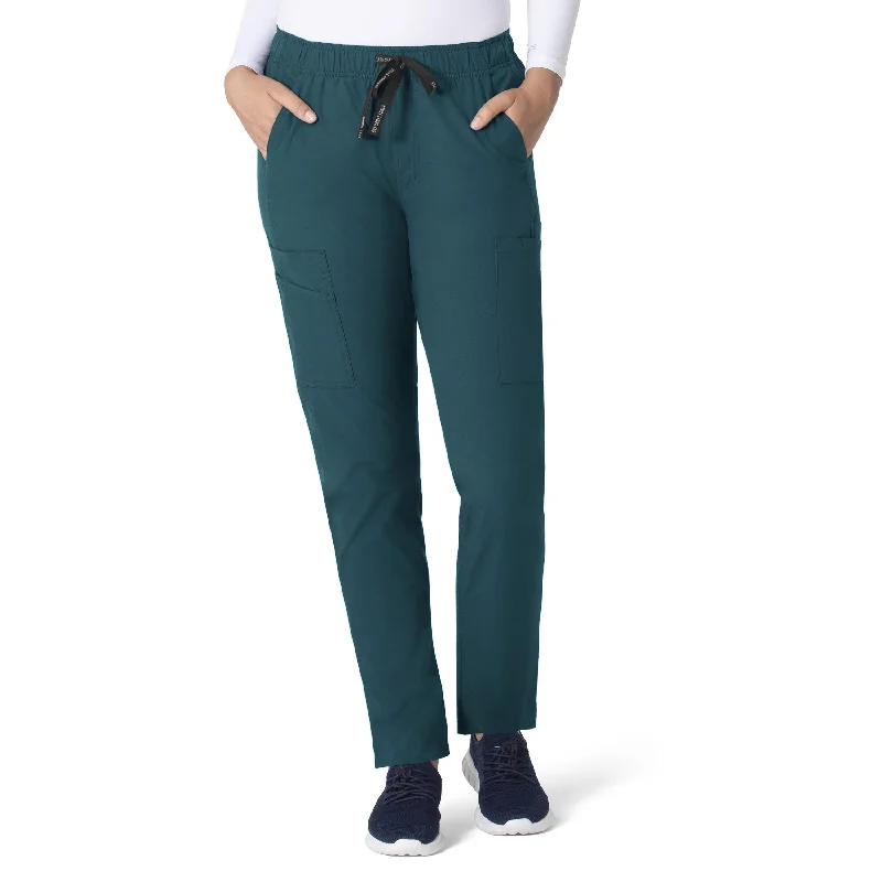 Carhartt Force Essentials Women's Straight Leg Scrub Pant - Caribbean Blue