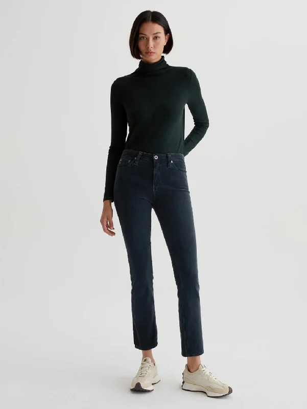 Mari Mid Rise Straight Corduroy Pant