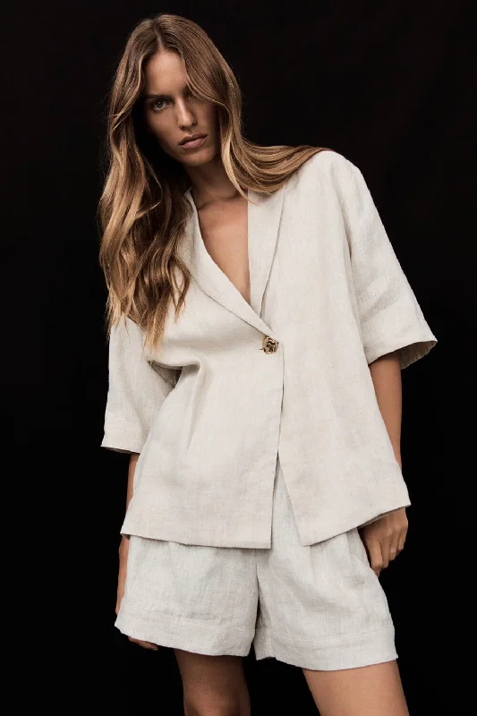 NALA NATURAL LINEN RESORT SHIRT