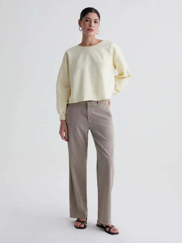 Caden Straight Trouser - Sulfur Desert Taupe