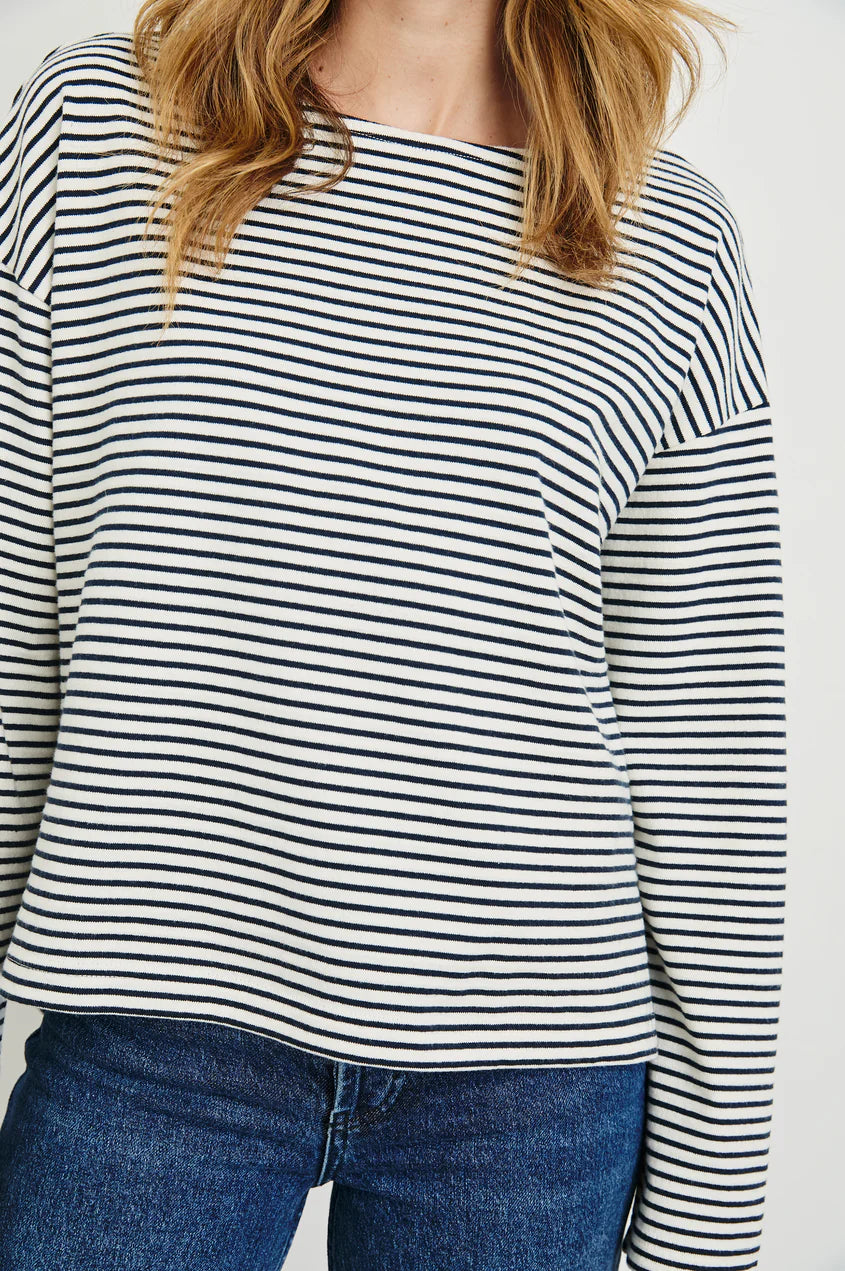 Macy Stripe Long Sleeve Top