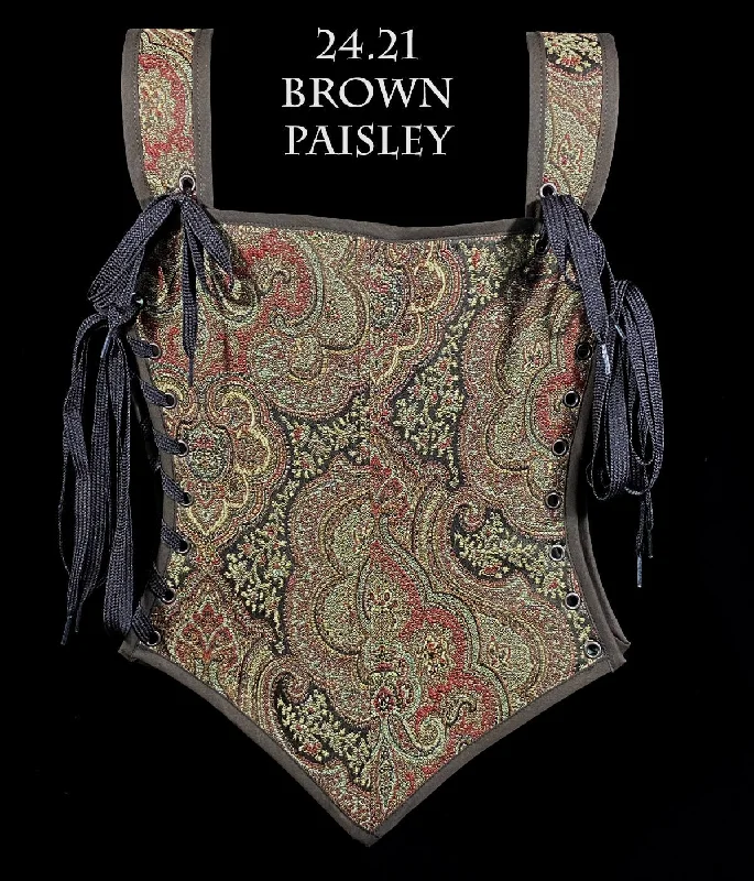 24.21 Brown Paisley