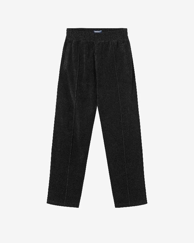 Terry Cropped Pant Black