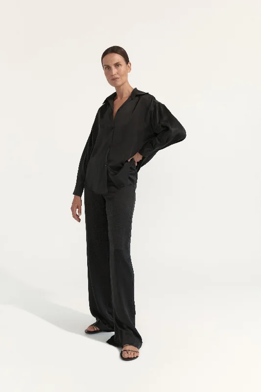 SILK PANT - BLACK