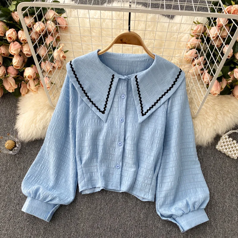 Cute long sleeve top  259