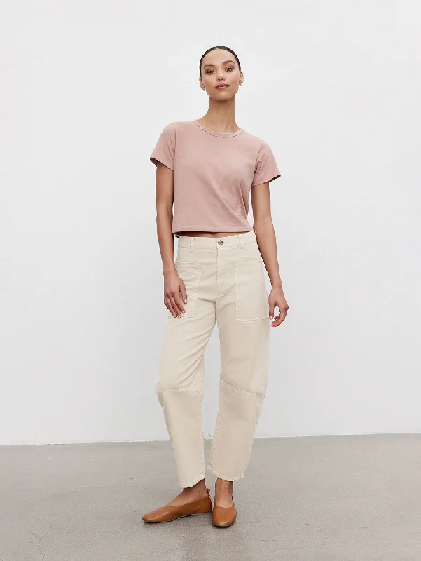 Brylie Twill Pant - Shale