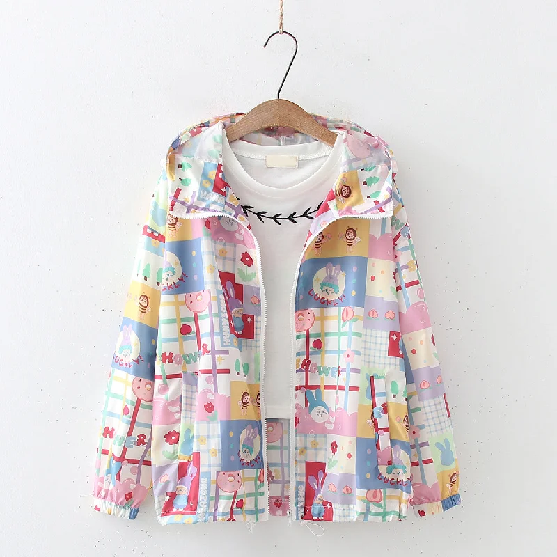 Cute cartoon long sleeve jacket  285