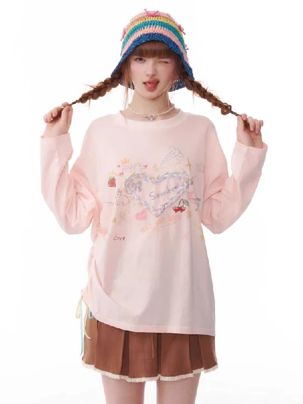 Printed Long Sleeve T-Shirt [S0000010185]