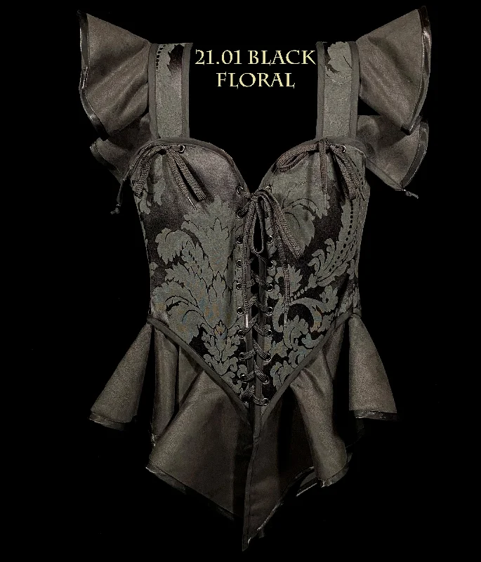 21.01 Black Floral