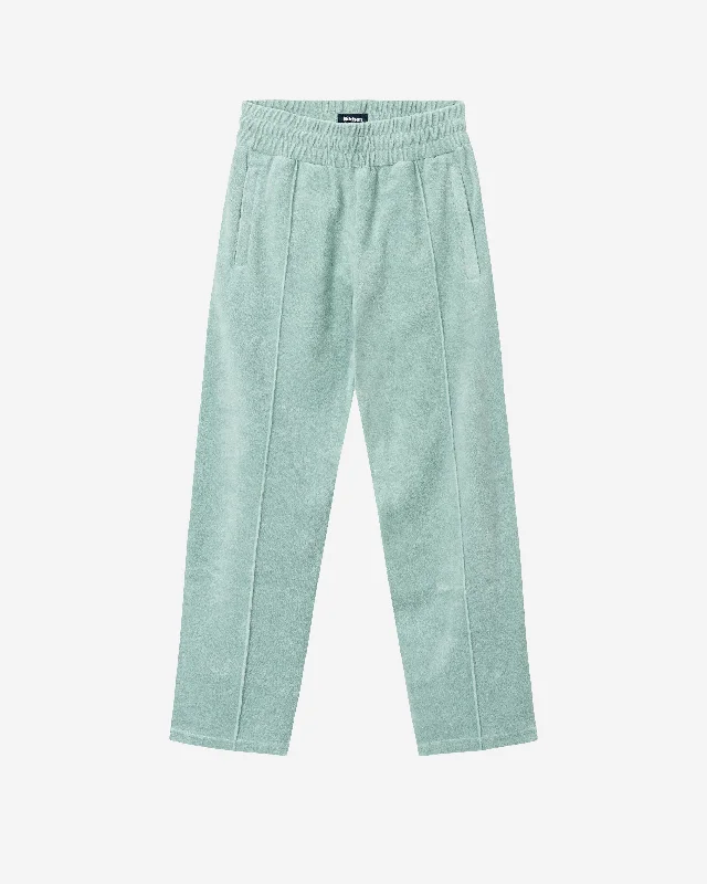 Terry Cropped Pant Grey-Green