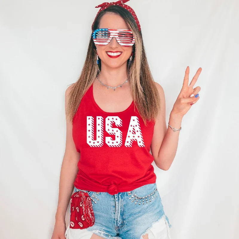 USA Stars 4th of July Tank Top