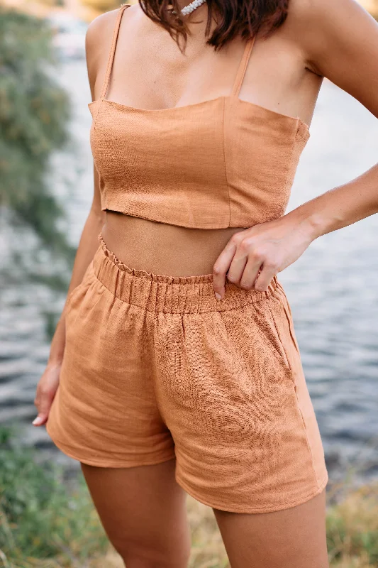 Ana Tamamre Top in Tangerine