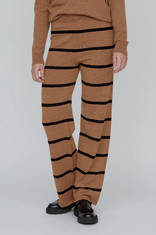 Vera Wide Pants - Apple Cinnamon / Black