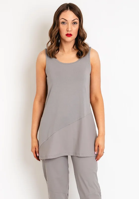 Naya Jersey Panel Hem Tank Top, Mink