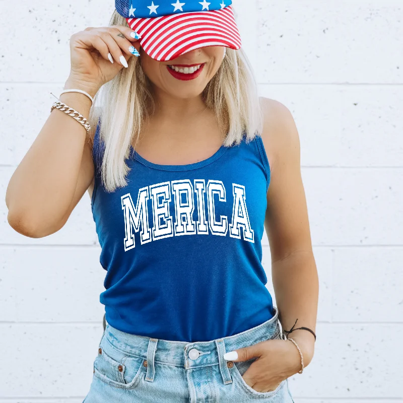 Merica 4th of July Tank Top